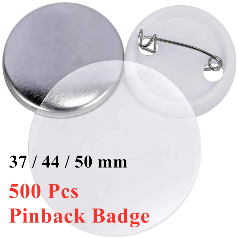 Button Badge Blank - 500 unids/set insignia en blanco Pinback