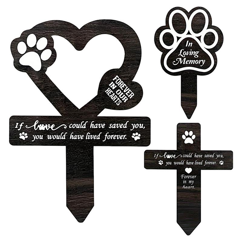 Yard Sign Blank - Marcador de tumba para perro, estaca