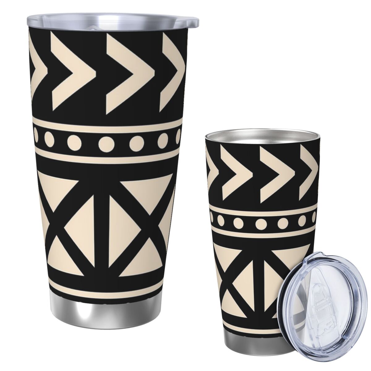 Tumbler 20Oz White - Vaso de acero inoxidable de tendencia