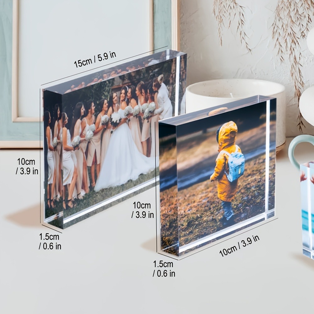 Photo Acrylic Block - Bloque de Fotos Acrílico 3D Personalizado