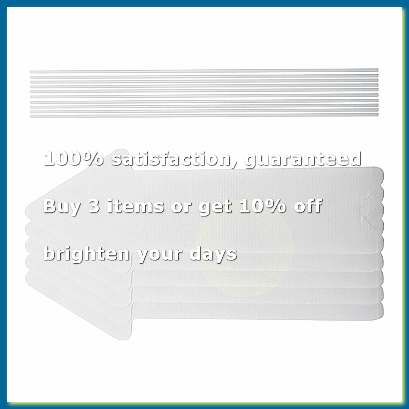 Yard Sign Blank - Paquete de 5 Letreros Blancos para