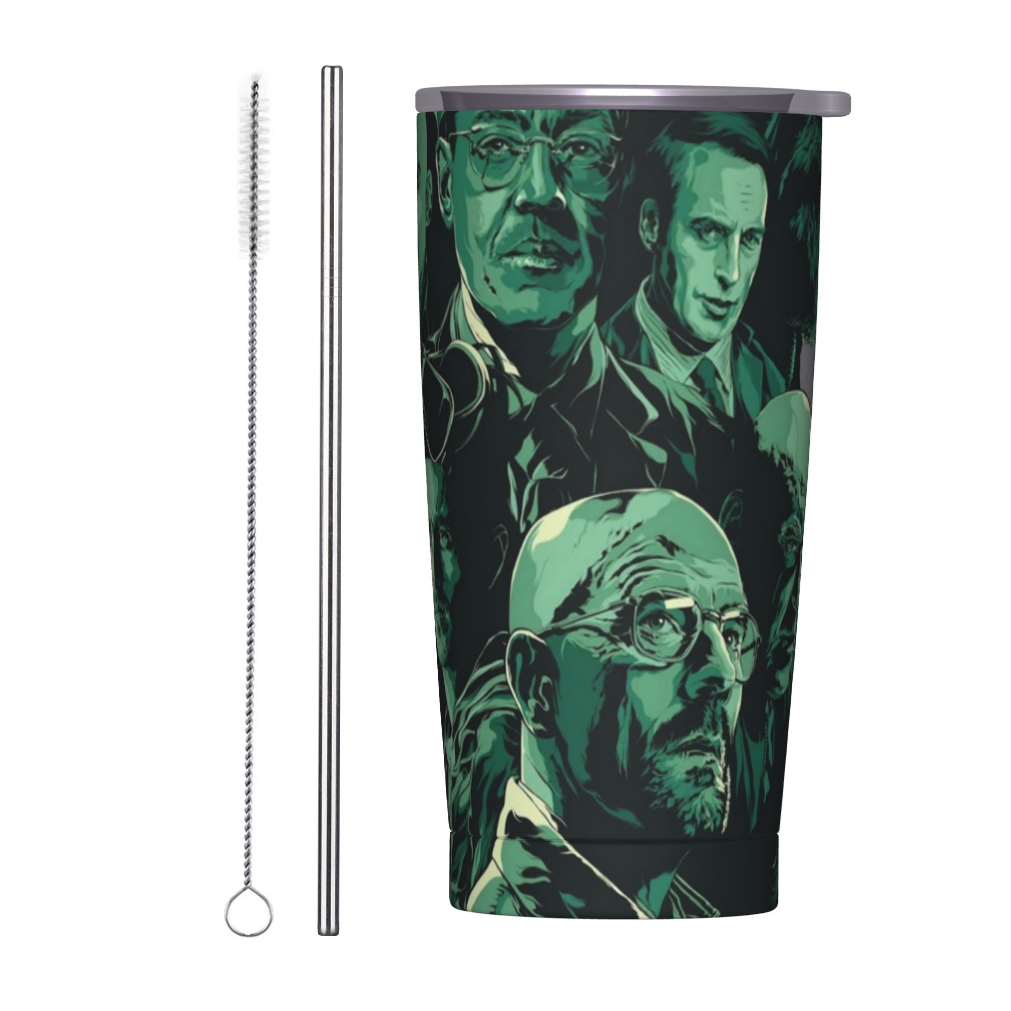 Tumbler 20Oz White - Vaso Térmico Aislado Breaking Bad Walter