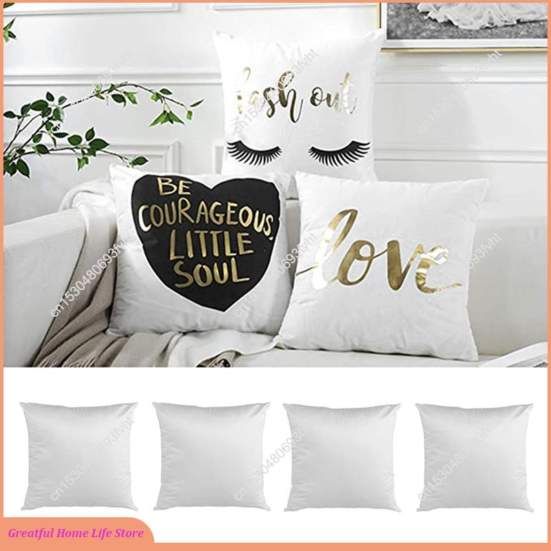 Pillow Cover Sublimation - AT59 40X40 blanco liso sublimación espacios