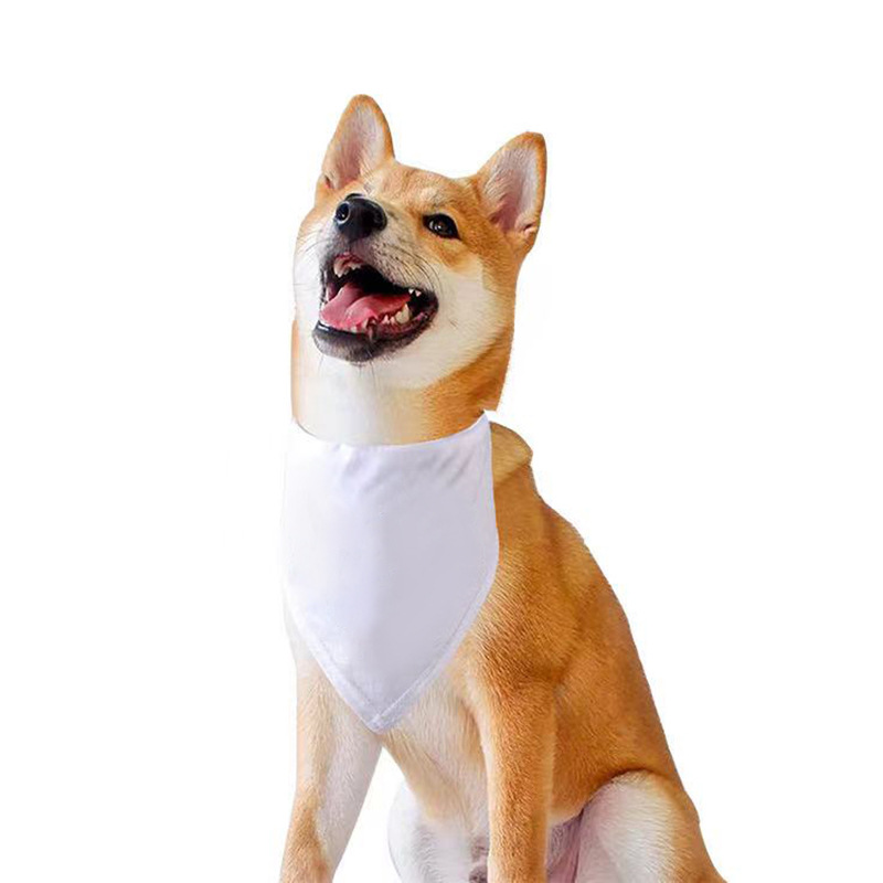 Bandana Blank White - 100 piezas sublimación pañuelos para perros