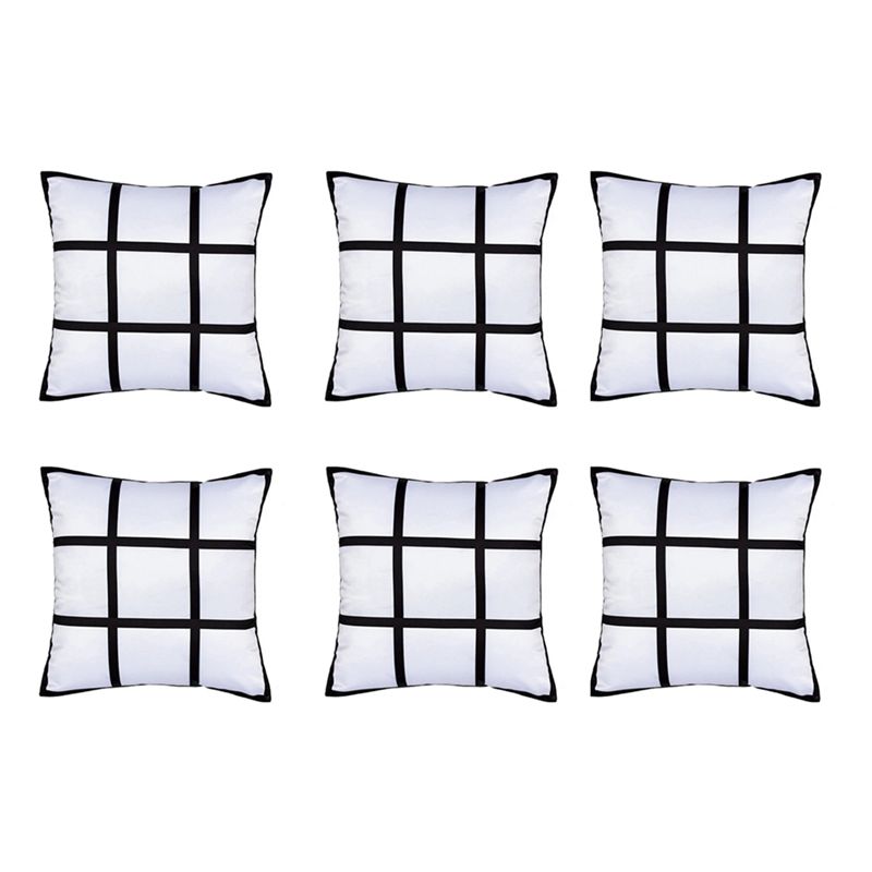 Pillow Cover Sublimation - ABKJ-6 Piezas Funda de Almohada Sublimable