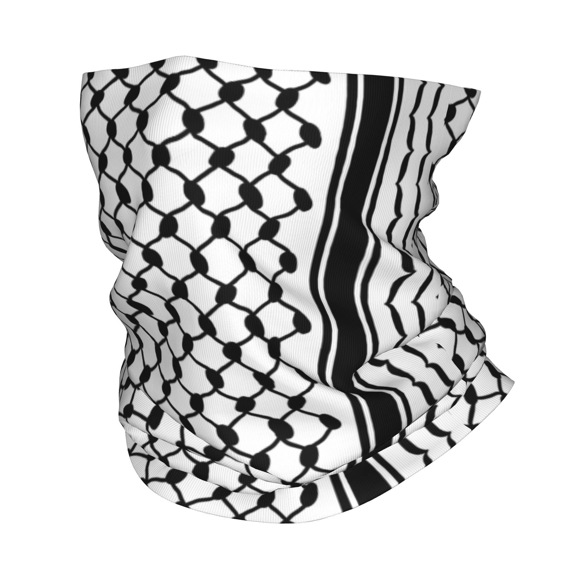 Bandana Blank White - Shemagh Bandana cuello polaina a prueba