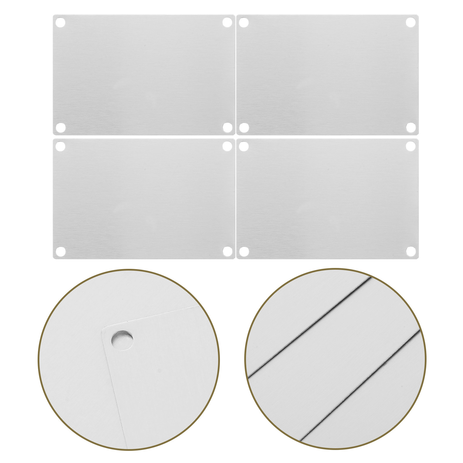 Yard Sign Blank - 5 Placas de Acero Inoxidable en