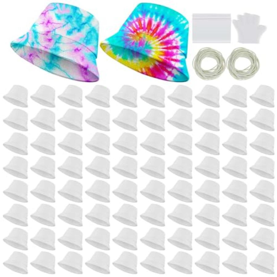 Hat Sublimation Blank - Sombrero de algodón blanco tipo bucket