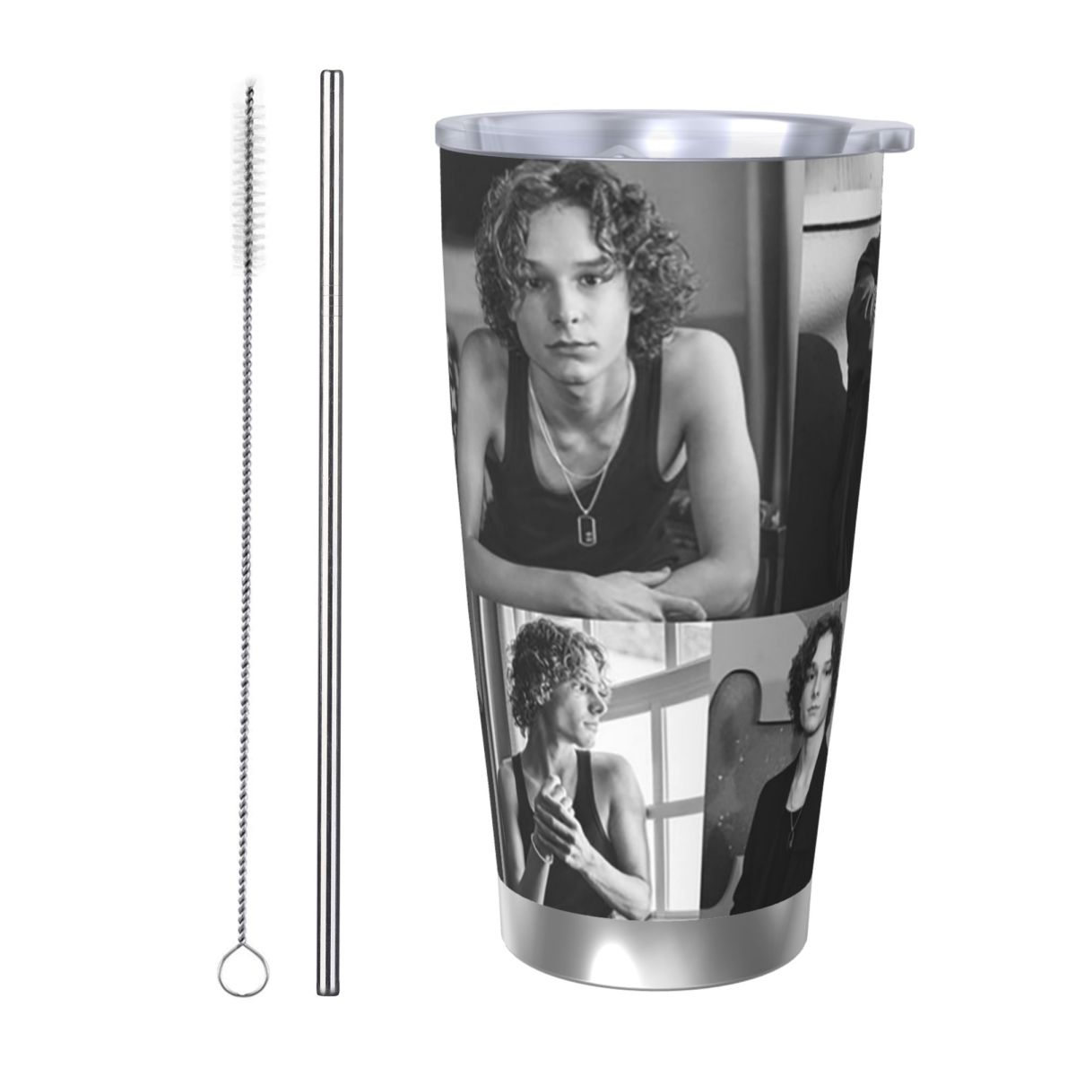 Tumbler 20Oz White - Vaso de acero inoxidable con aislamiento