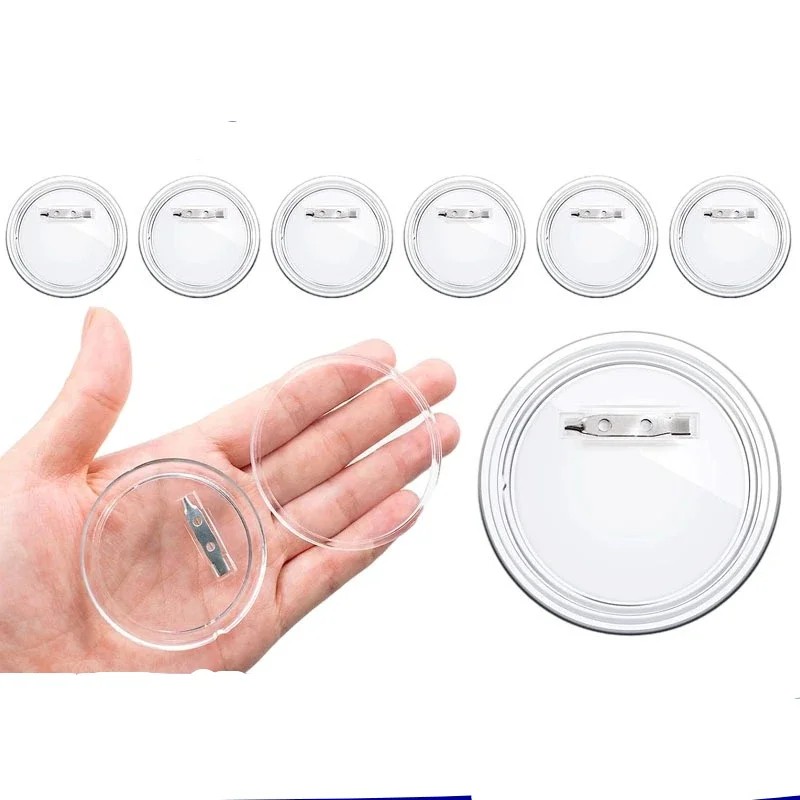 30 piezas de acrílico en blanc - Button Badge Blank reseña y precio