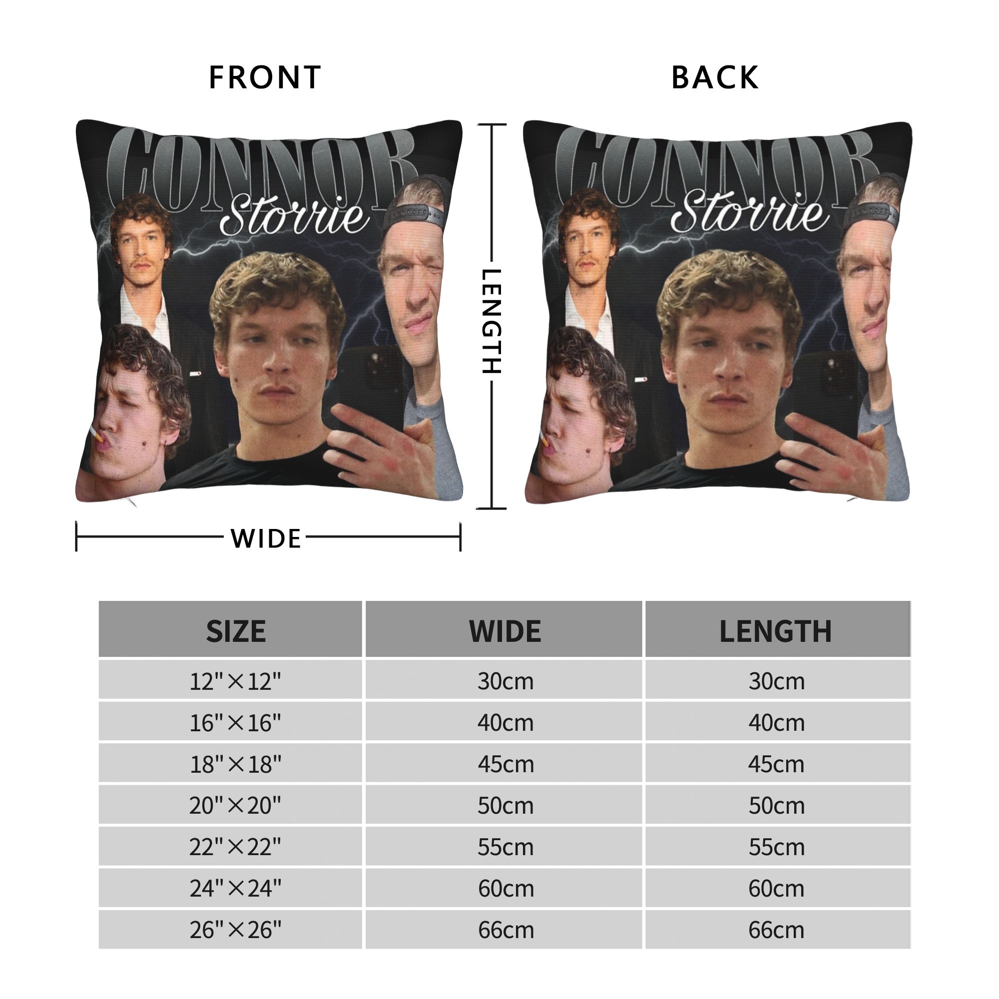 Connor Storrie-funda de almoha - Pillow Cover Sublimation reseña y precio