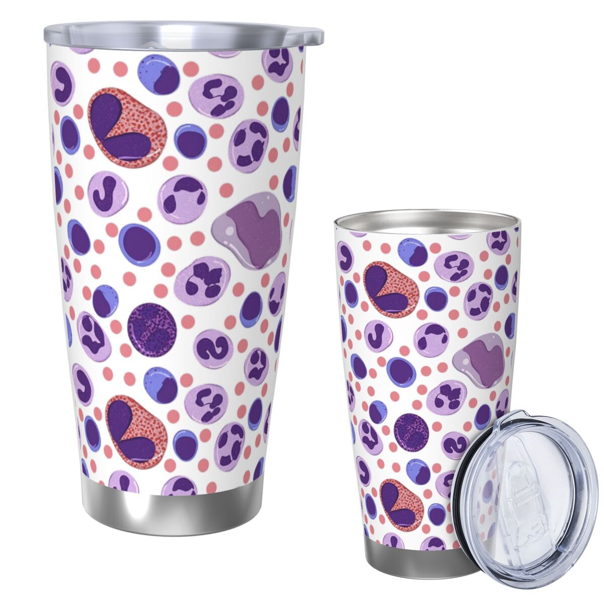 Vaso grande de acero inoxidabl - Tumbler 20Oz White reseña y precio