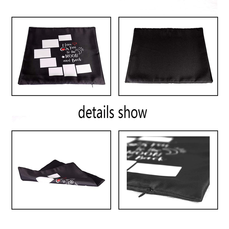 10 unids/lote 7 paneles en bla - Pillow Cover Sublimation reseña y precio