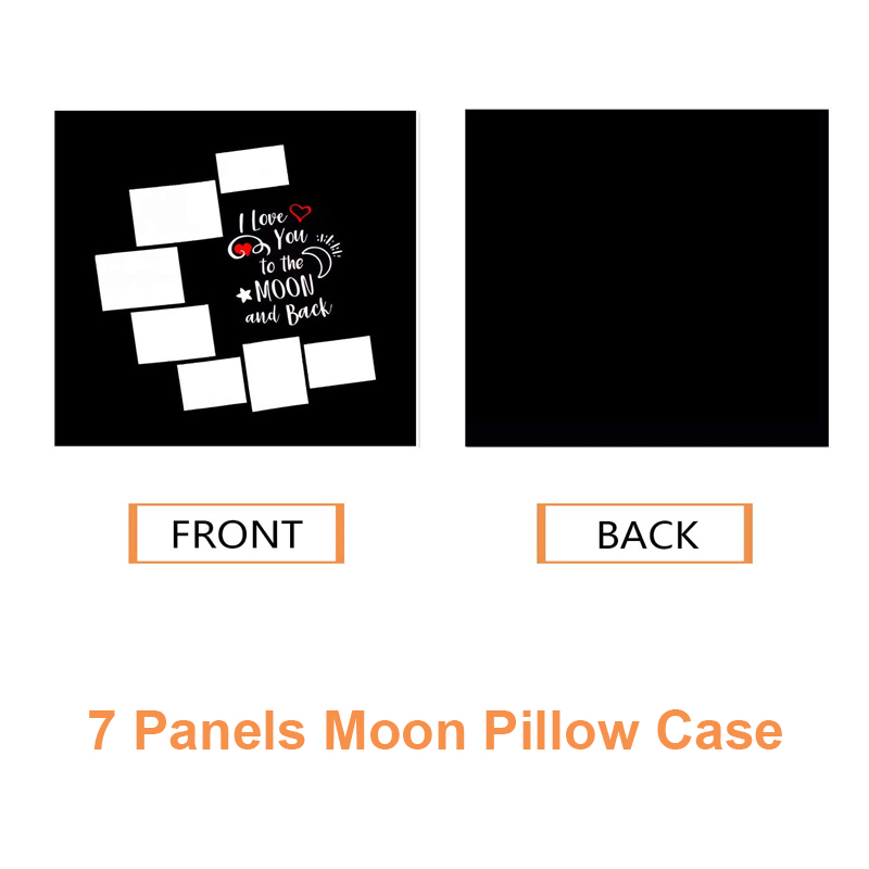 10 unids/lote 7 paneles en bla - Pillow Cover Sublimation reseña y precio
