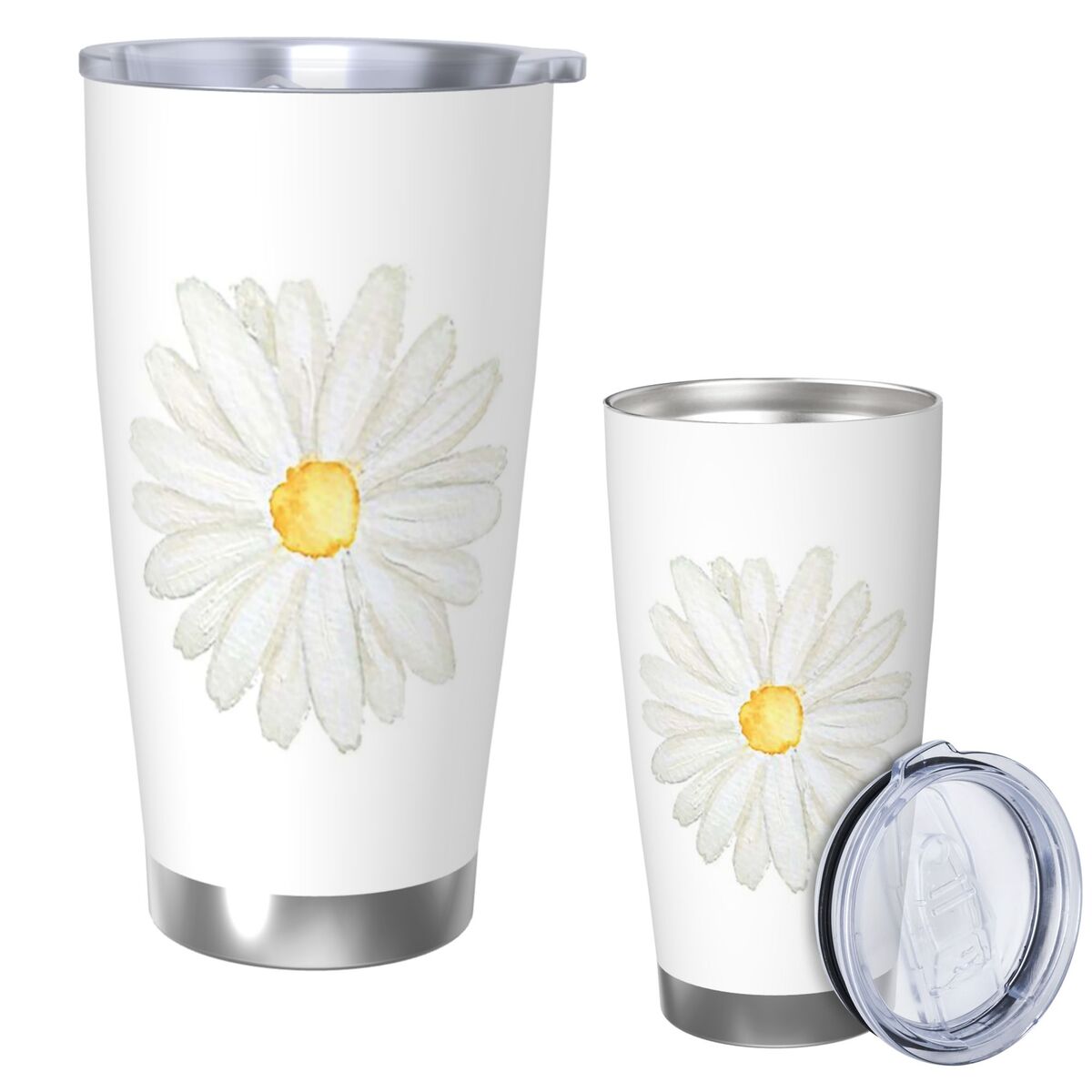 Vaso de acero inoxidable pinta - Tumbler 20Oz White reseña y precio