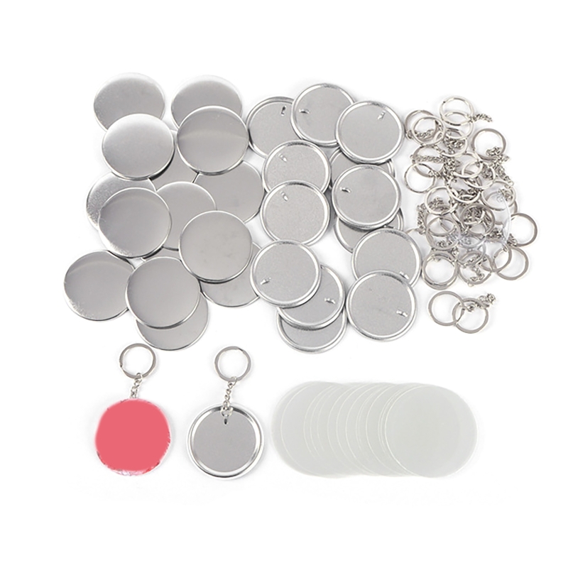 100 Uds 44MM 58MM llavero de M - Button Badge Blank reseña y precio