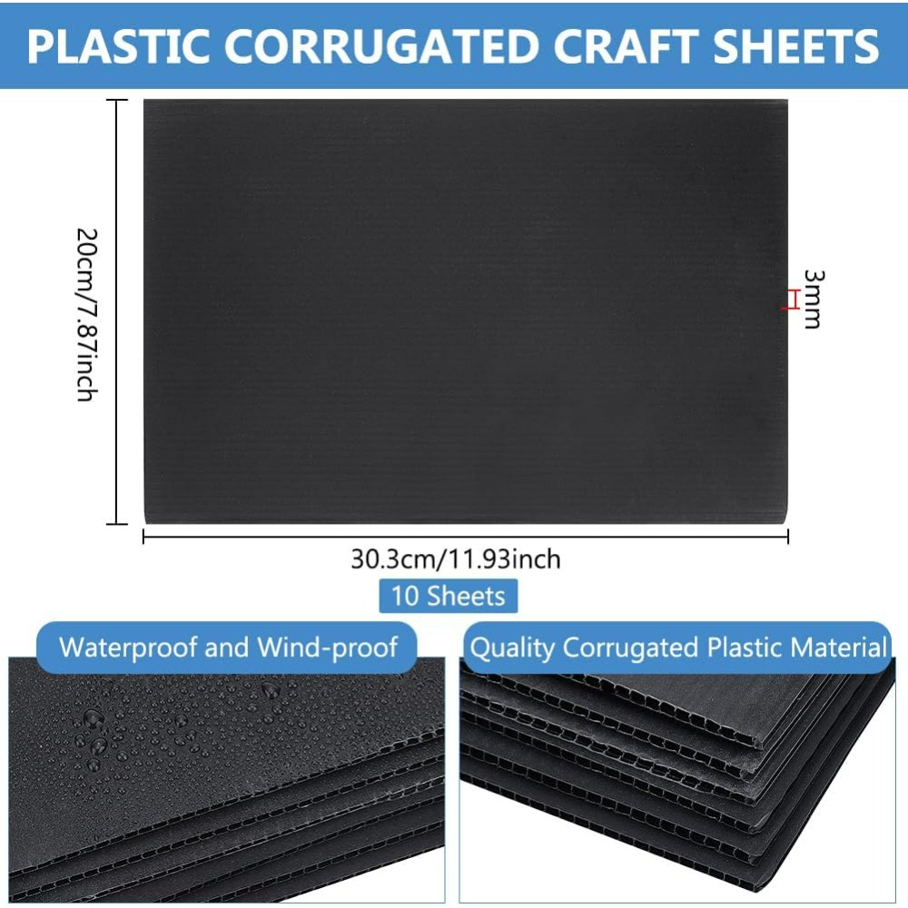 Hojas de plástico de 12x7,8 pu - Yard Sign Blank reseña y precio