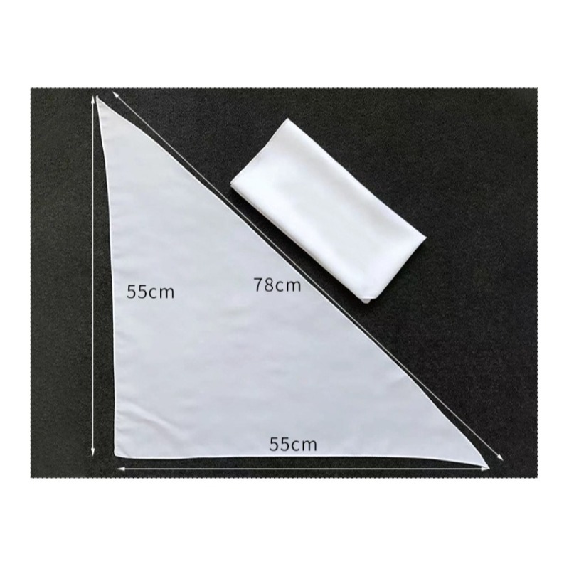Pañuelo Triangular Blanco para - Bandana Blank White reseña y precio