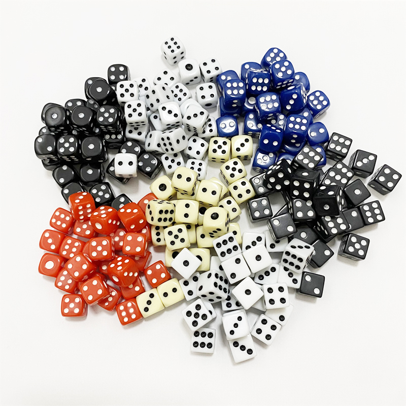 50 piezas de dados de punto cu - Puzzle Blank White reseña y precio