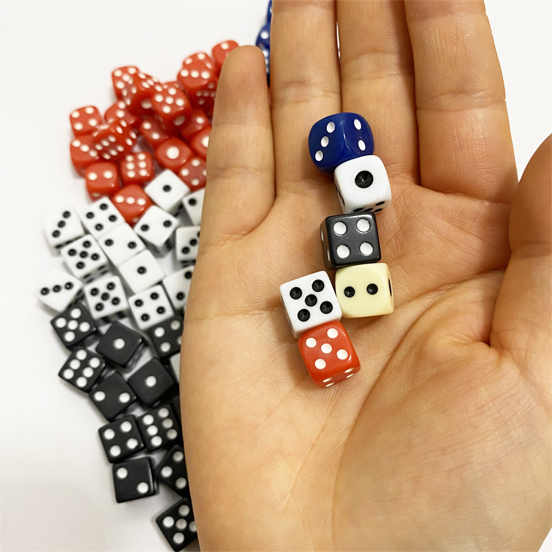 50 piezas de dados de punto cu - Puzzle Blank White reseña y precio