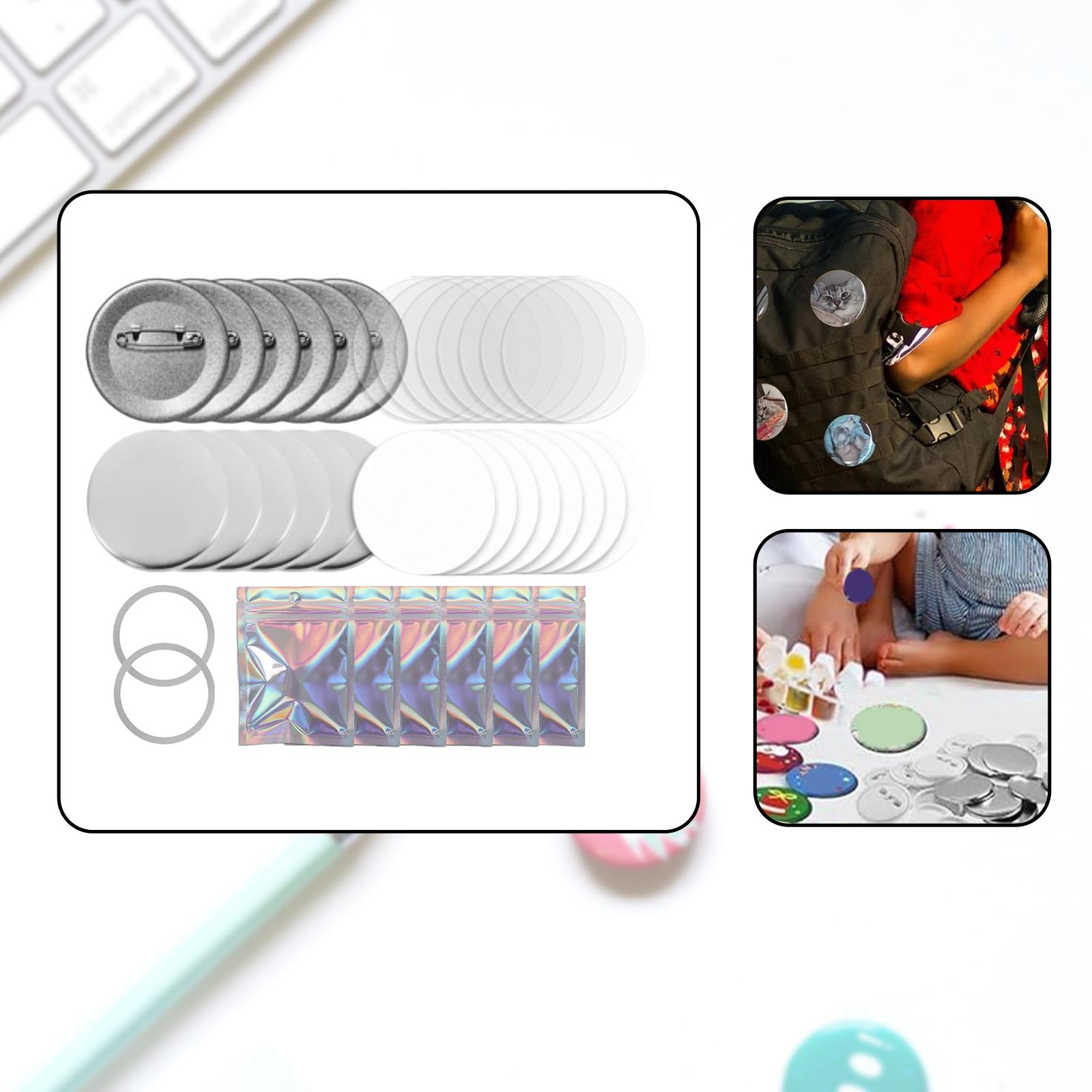 Kit de Botones Metálicos con C - Button Badge Blank reseña y precio