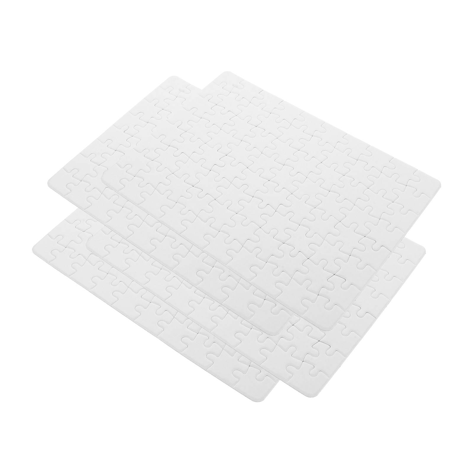 4 Hojas de Rompecabezas Blanco - Puzzle Blank White reseña y precio