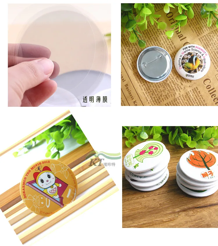 100 piezas de botones en blanc - Button Badge Blank reseña y precio