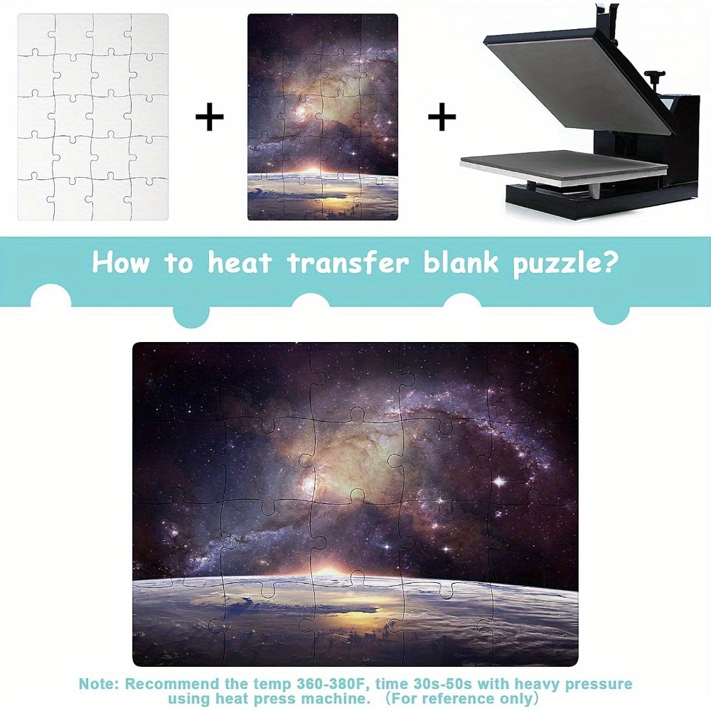 Rompecabezas en blanco de subl - Puzzle Blank White reseña y precio