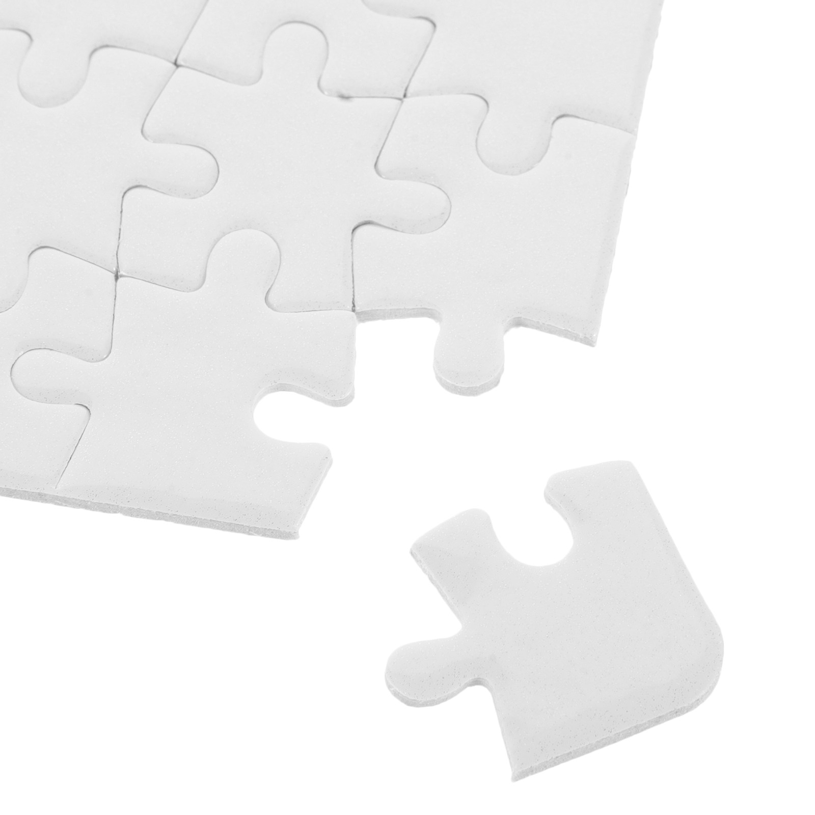 4 Hojas de Piezas de Rompecabe - Puzzle Blank White reseña y precio
