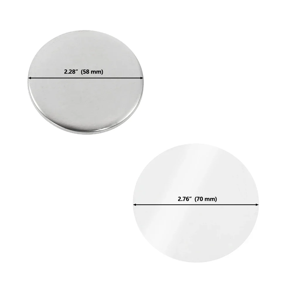 Abrebotellas portátil con llav - Button Badge Blank reseña y precio