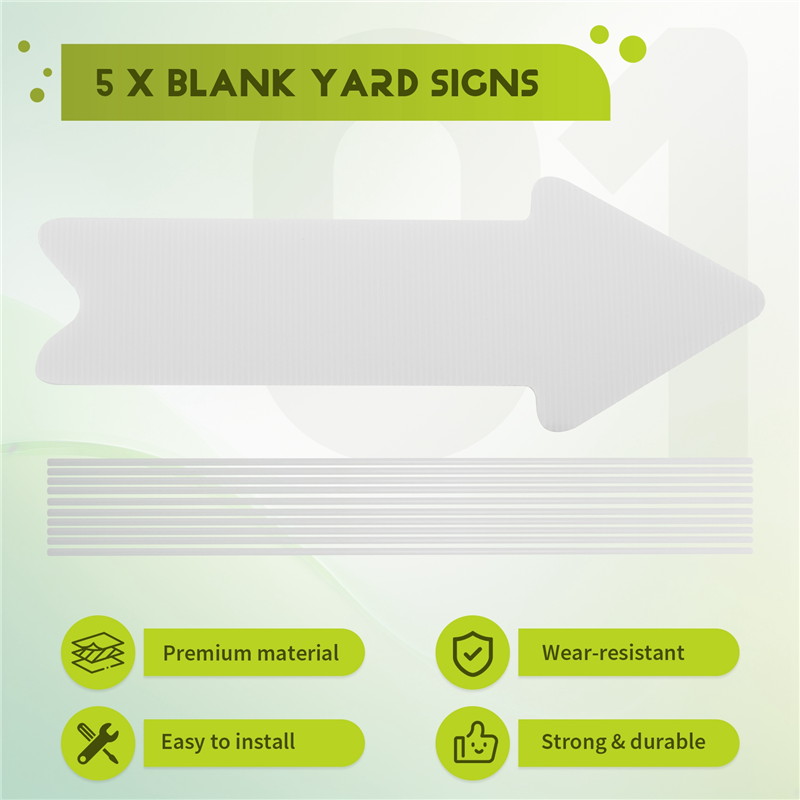AFOURT-señales de césped al ai - Yard Sign Blank reseña y precio