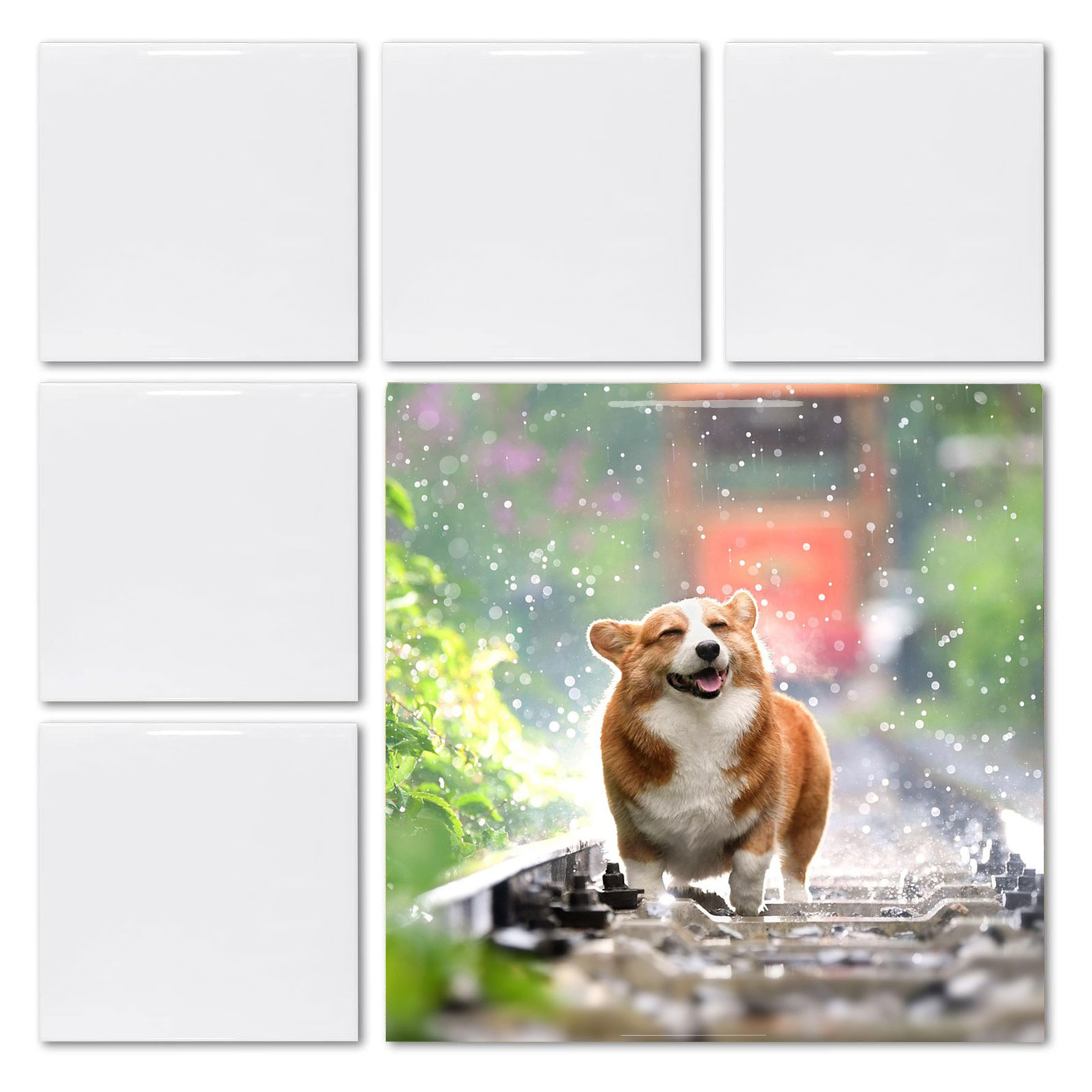 20 Piezas de Baldosas Cuadrada - Ceramic Tile Blank reseña y precio