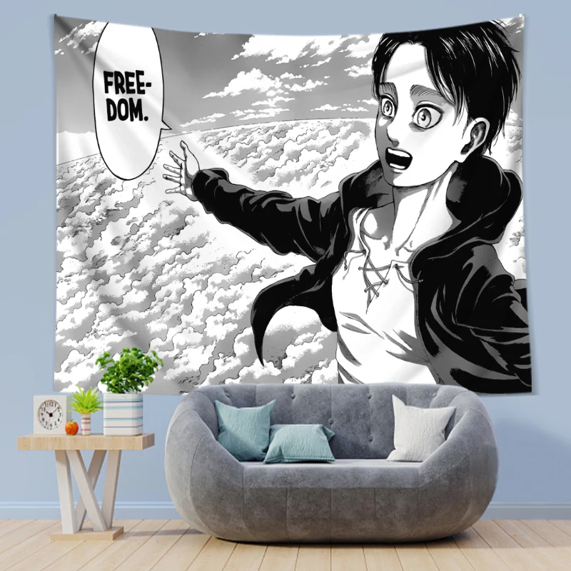 Póster de Manga Eren Yeager Fr - Canvas Wrap Ready reseña y precio