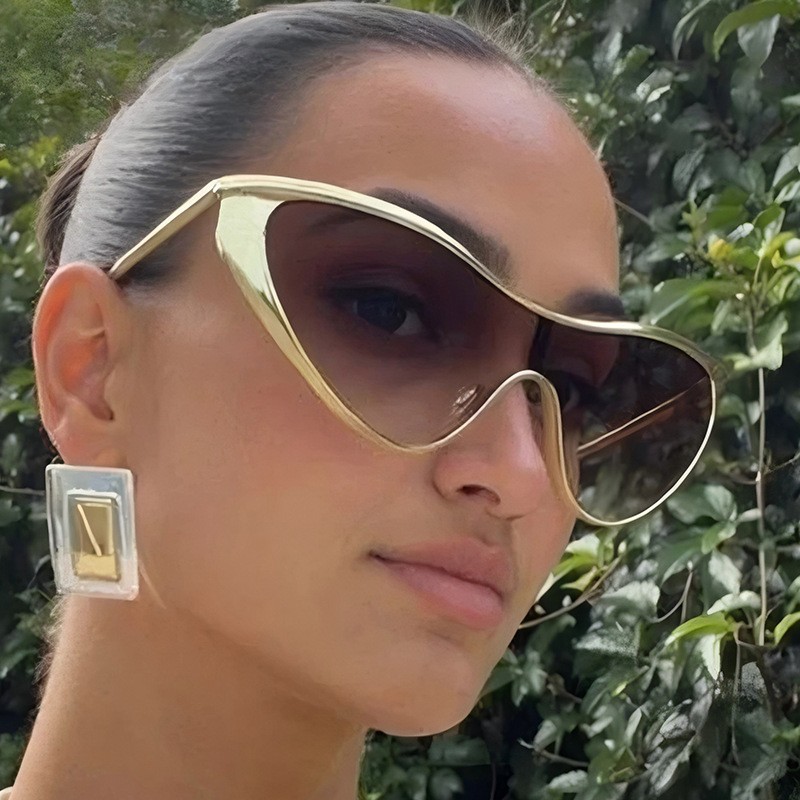 Gafas de Sol Estilo Y2K sin Mo - Metal Photo Panel reseña y precio