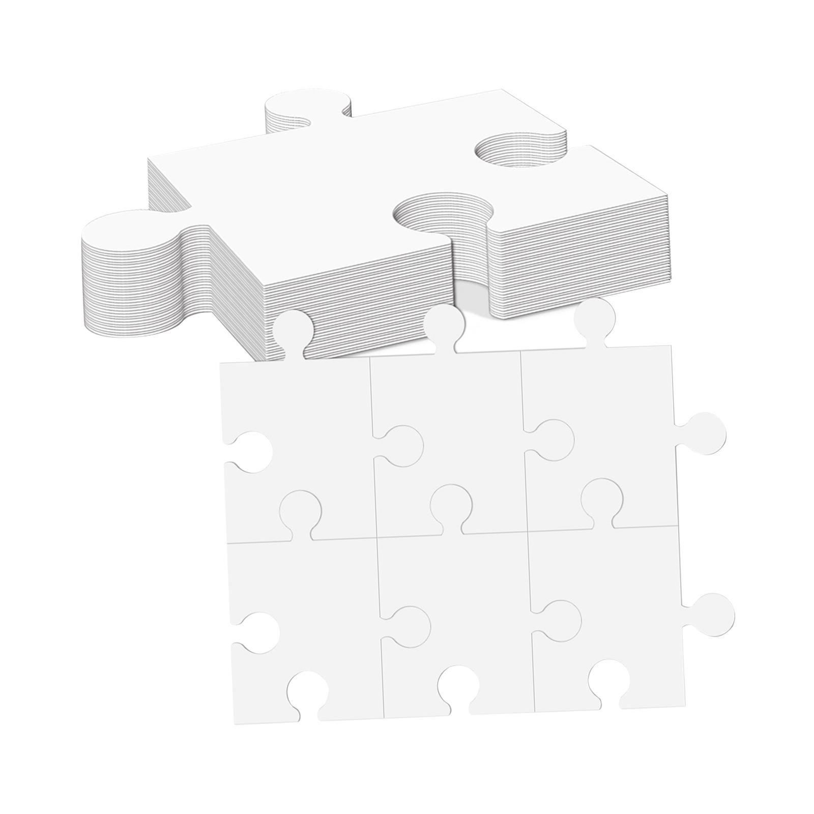 Rompecabezas de Cartón Blanco, - Puzzle Blank White reseña y precio