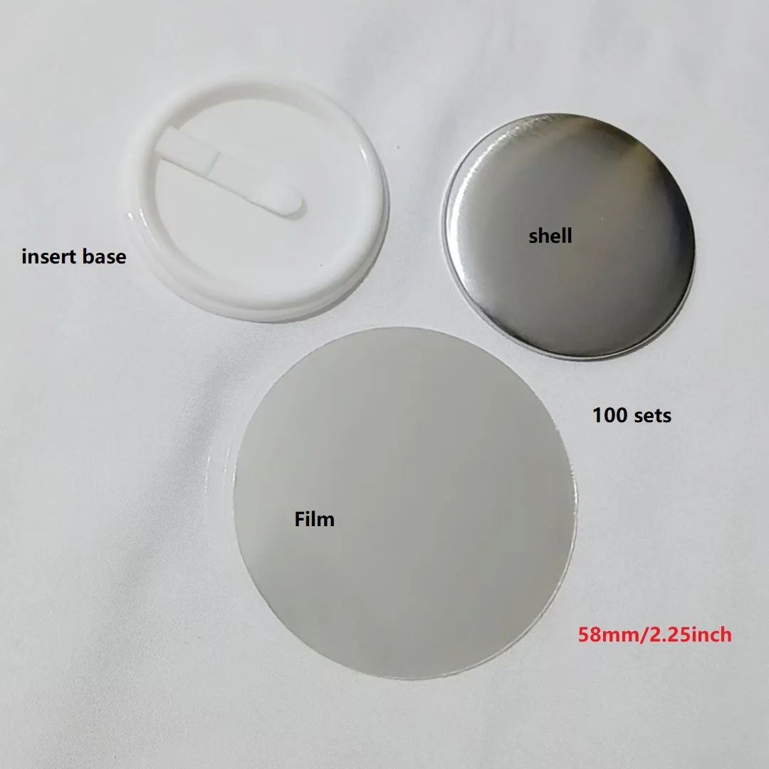 100 unidades de insignias de b - Button Badge Blank reseña y precio