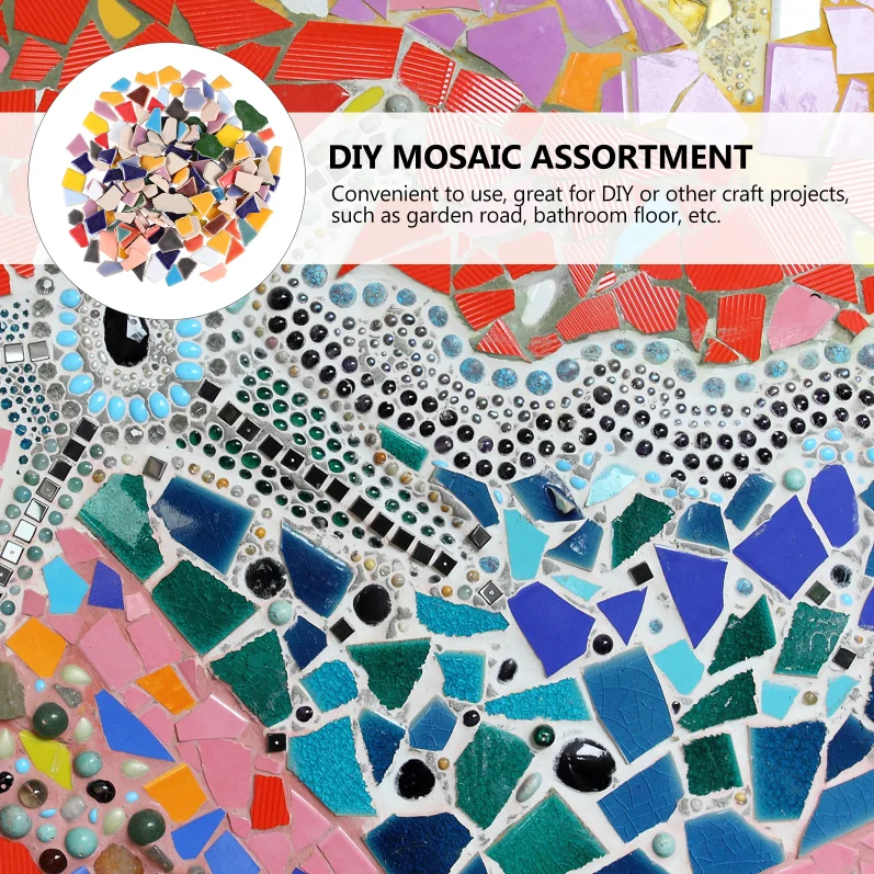 100g de Azulejos de Mosaico de - Ceramic Tile Blank reseña y precio