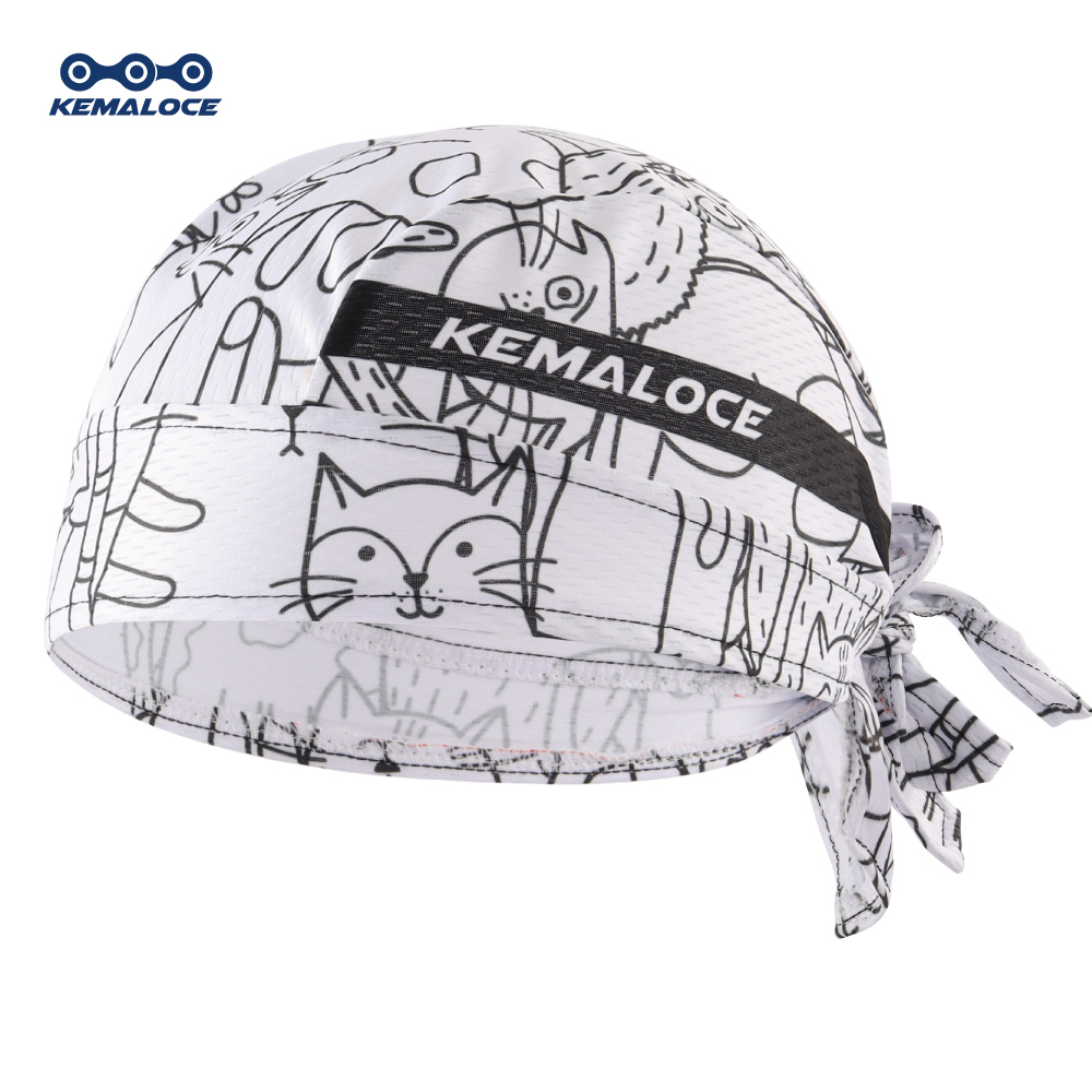 KEMALOCE Pañuelo Cabeza Ciclis - Bandana Blank White reseña y precio