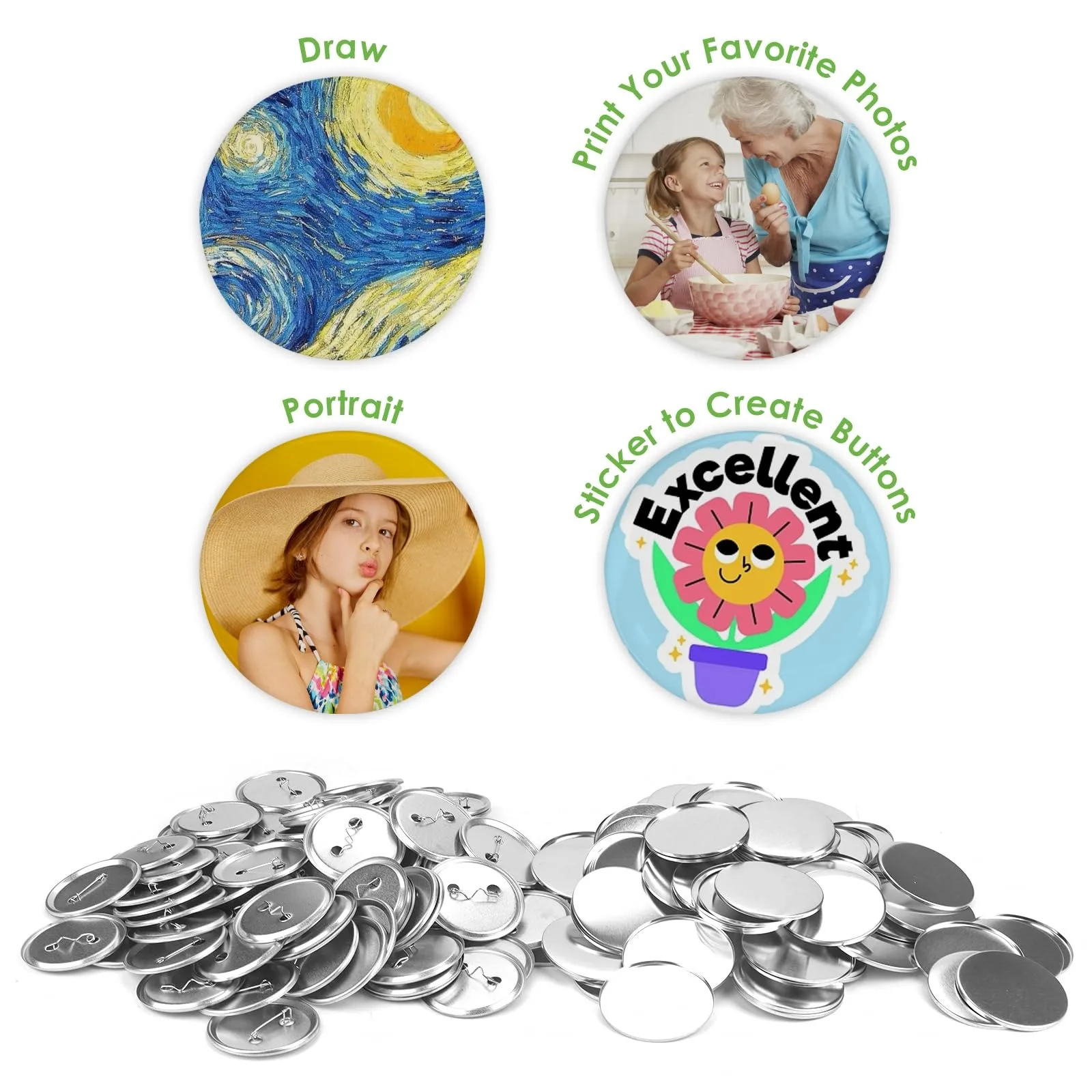 Suministros para hacer botones - Button Badge Blank reseña y precio