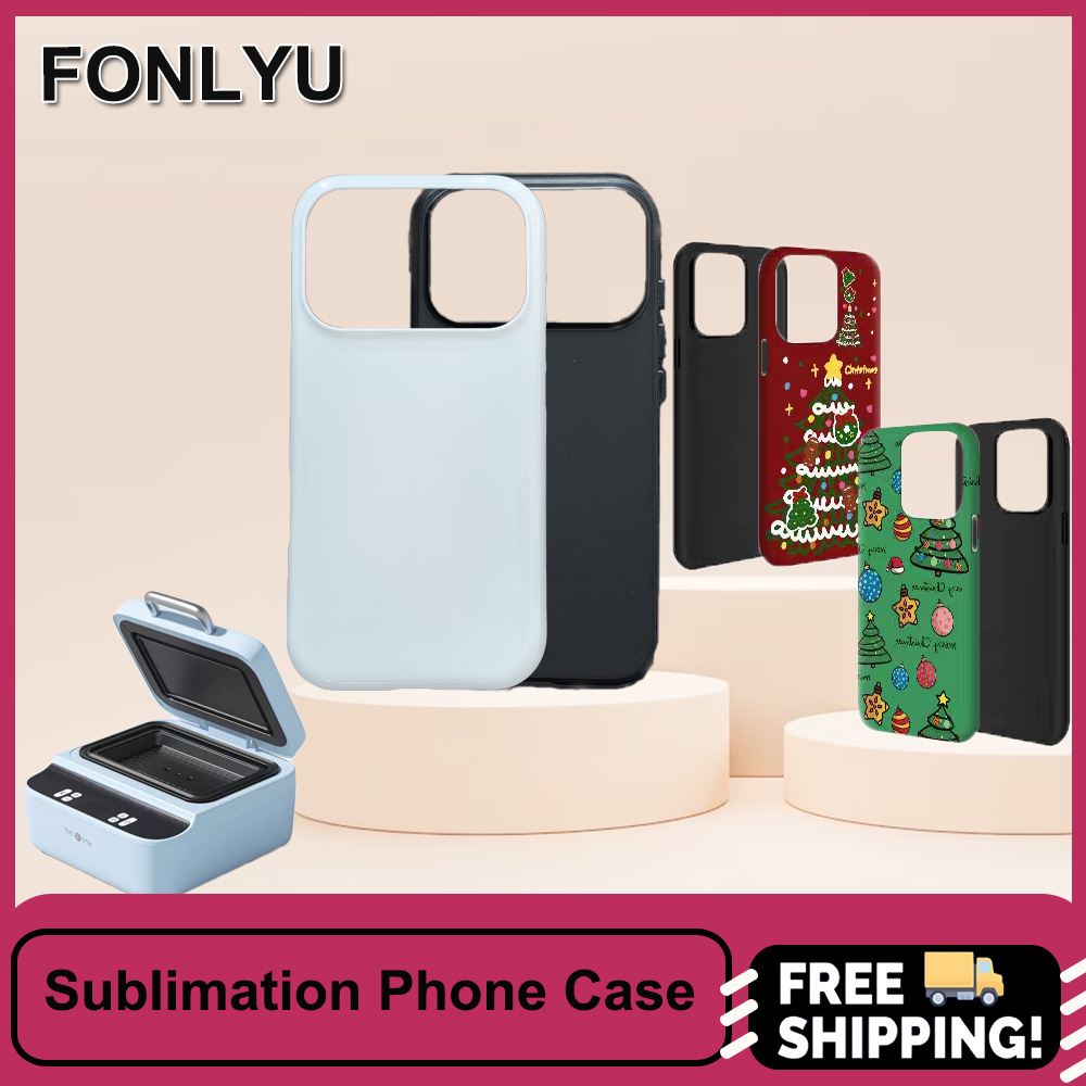 FONLYU 5 uds sublimación 3D en - Phone Case Blank Print reseña y precio