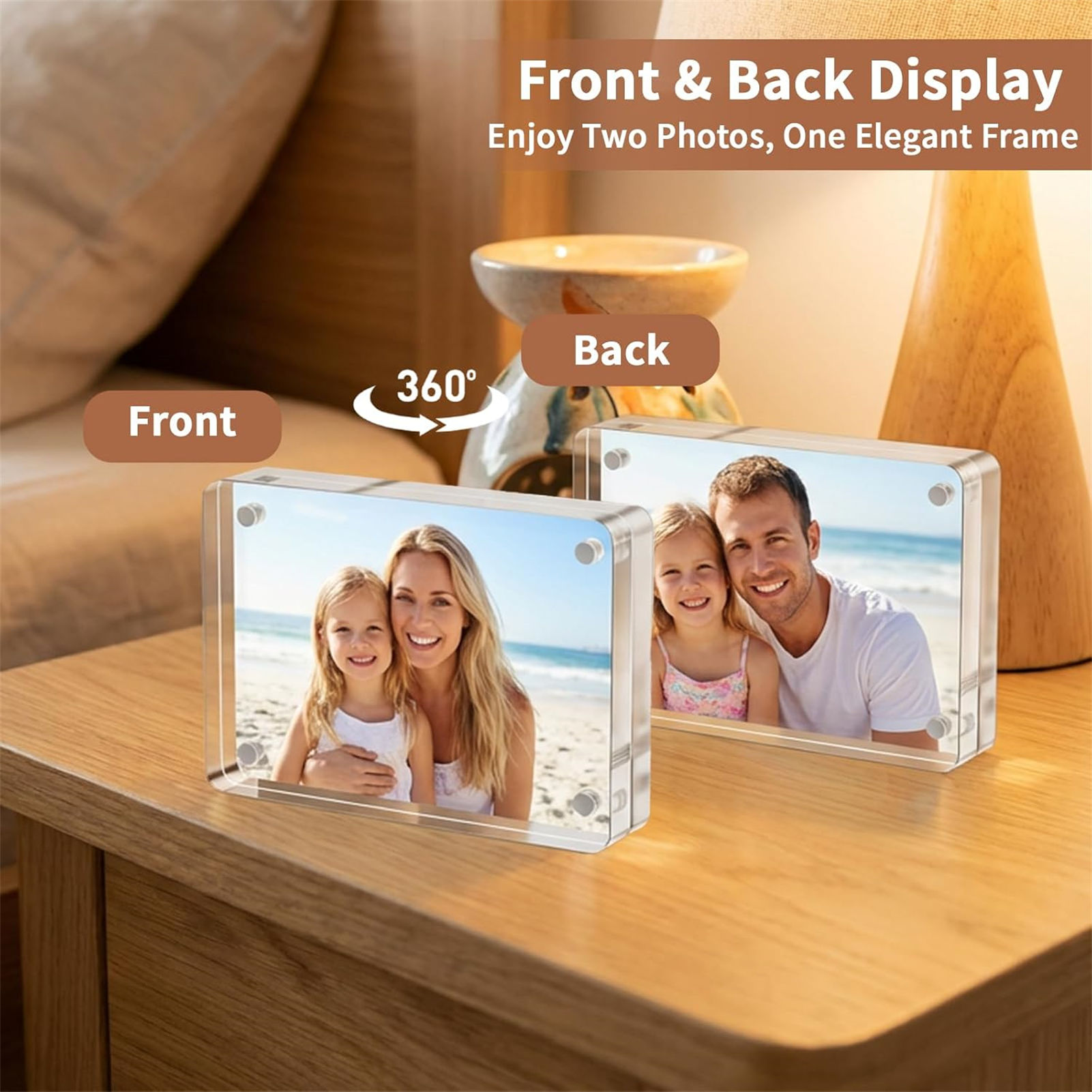 Marco de Fotos Magnético Acríl - Photo Acrylic Block reseña y precio