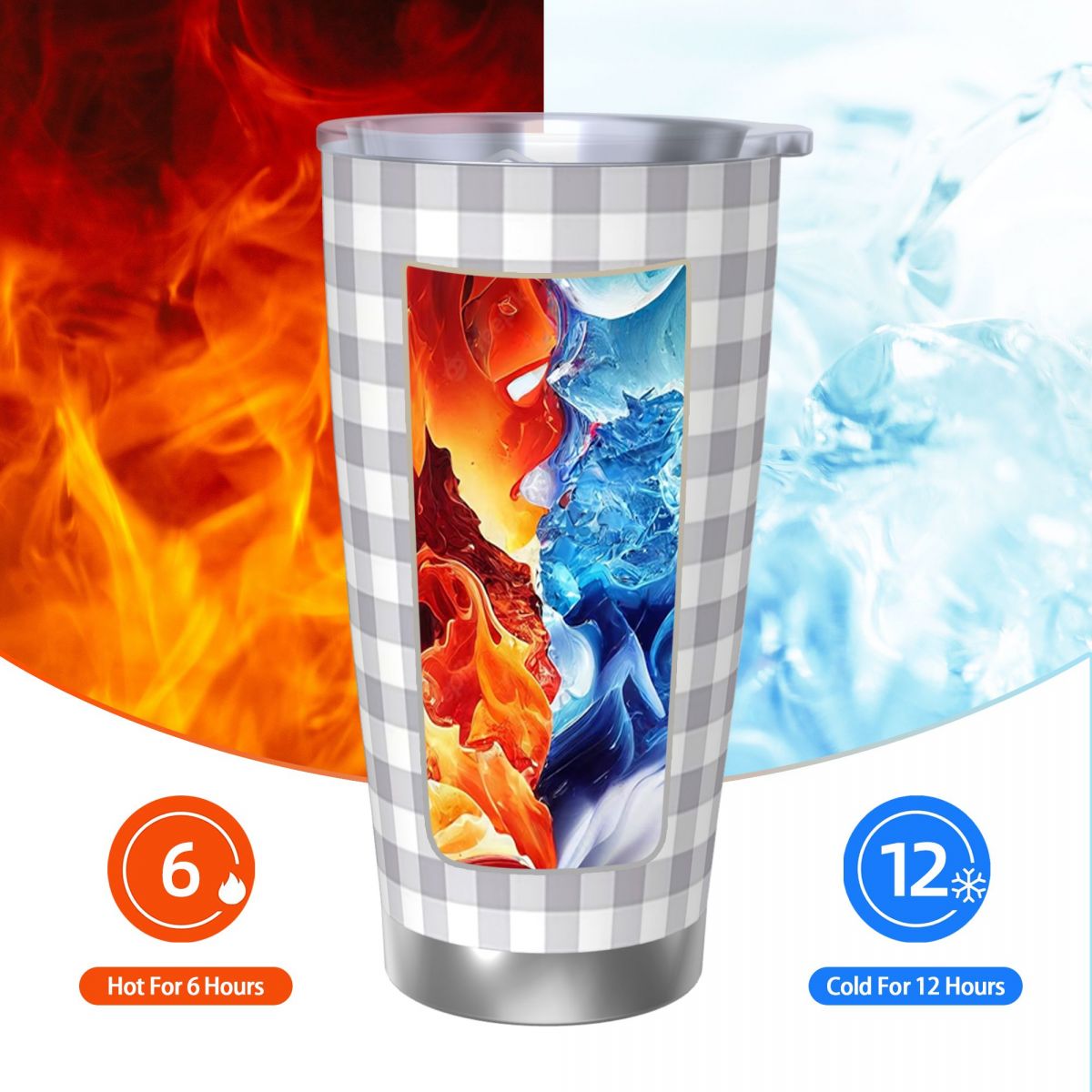 Vaso de acero inoxidable de gu - Tumbler 20Oz White reseña y precio