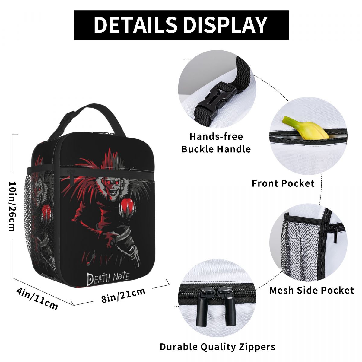 Bolsa de almuerzo aislada con  - Tote Bag Sublimation reseña y precio