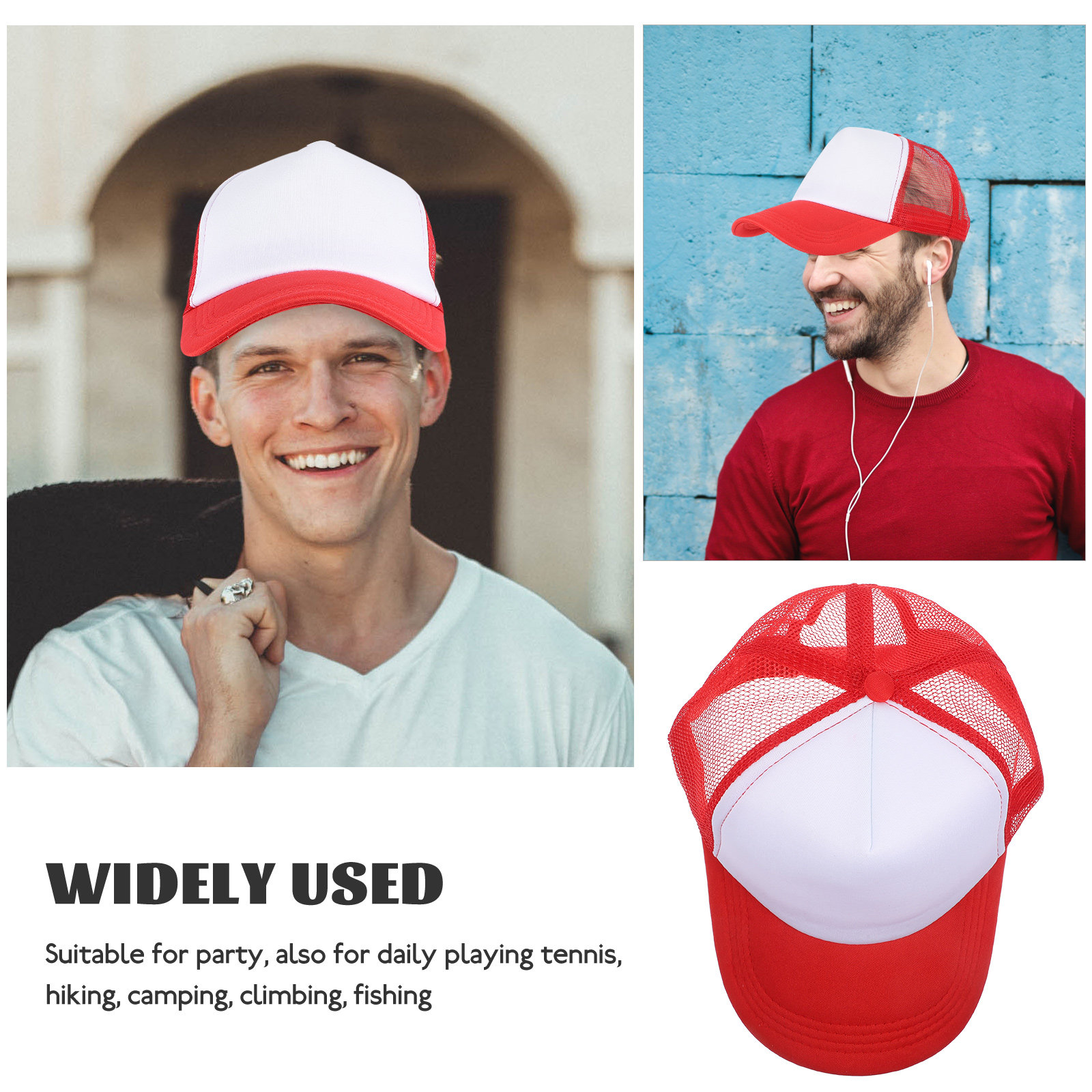 10 Gorras de Béisbol de Malla  - Hat Sublimation Blank reseña y precio