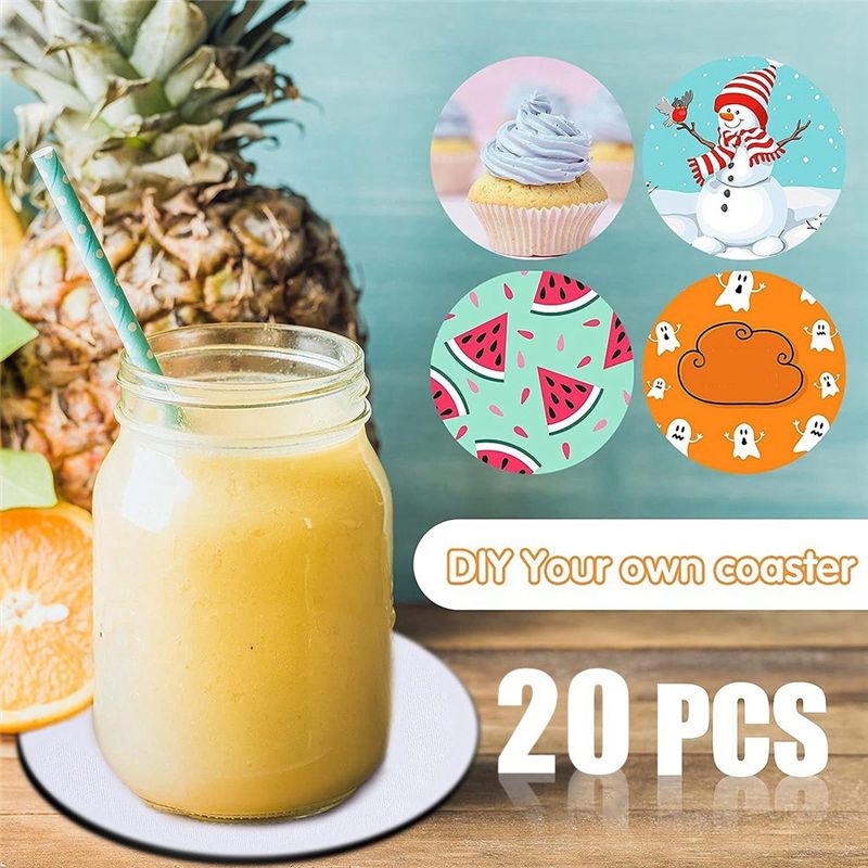 AB46 - Posavasos Sublimables,  - Coaster Sublimation Blank reseña y precio