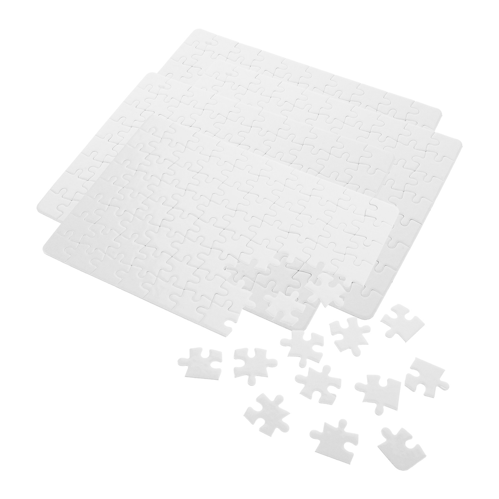 4 Hojas de Rompecabezas en Bla - Puzzle Blank White reseña y precio