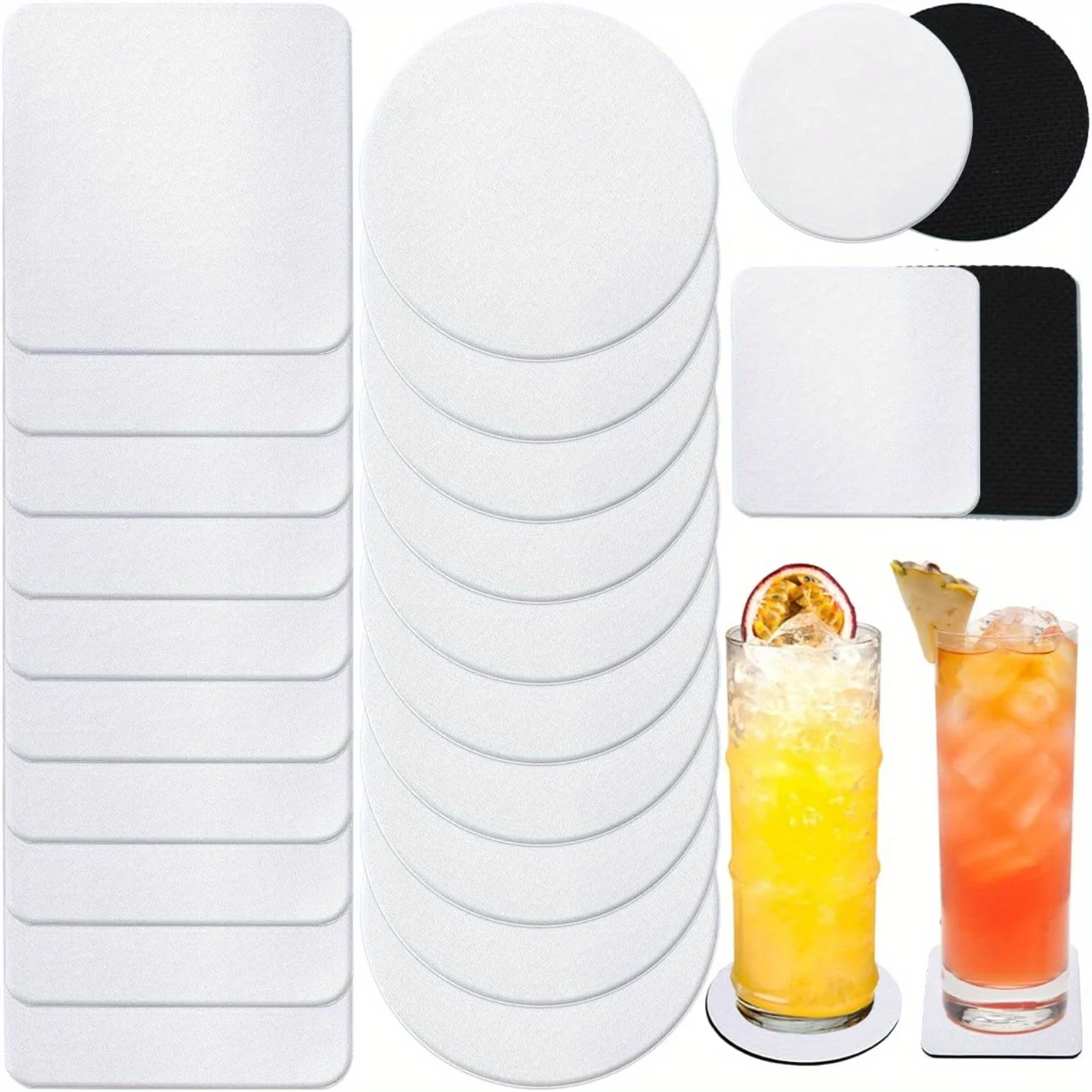 30/50 posavasos en blanco cuad - Coaster Sublimation Blank reseña y precio