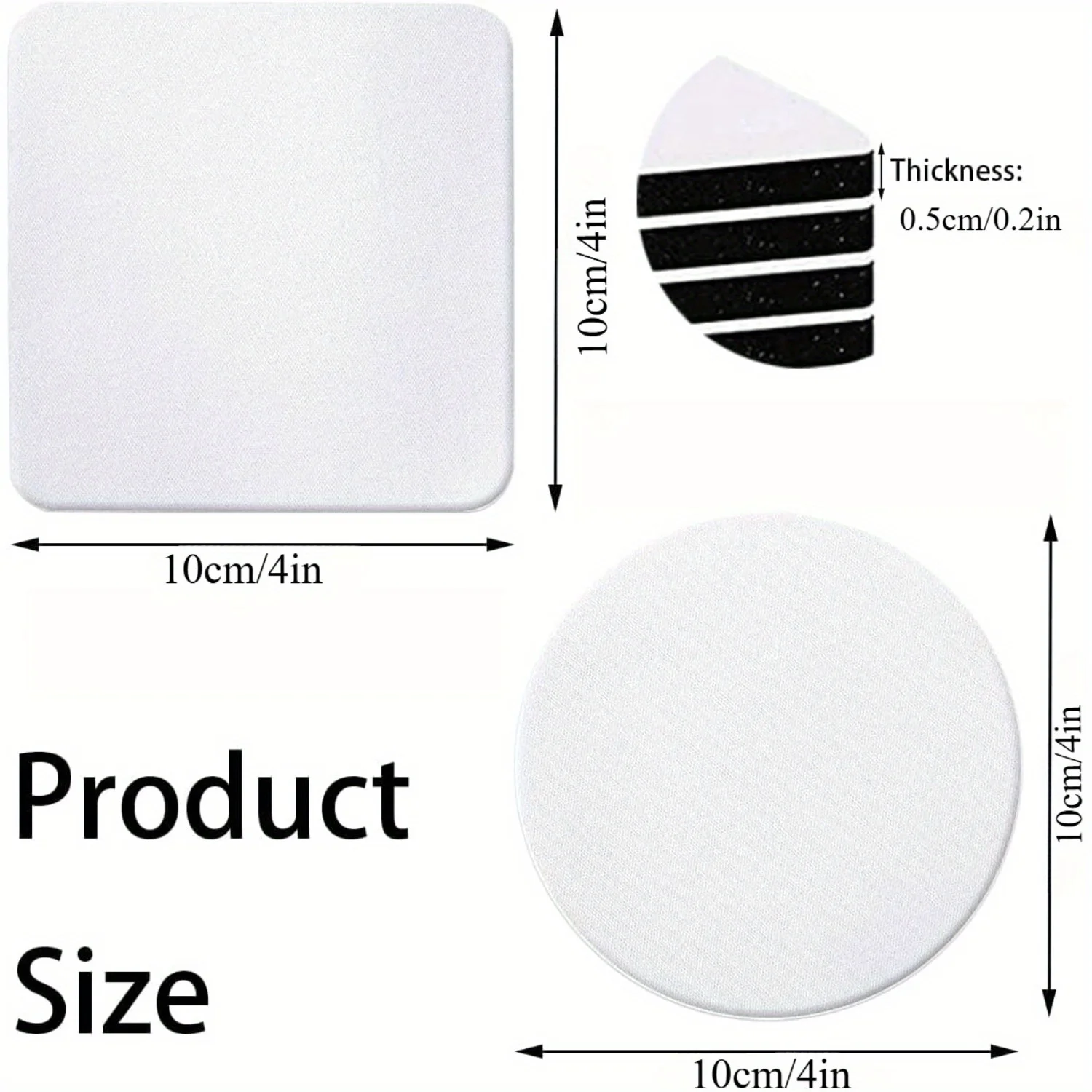 30/50 posavasos en blanco cuad - Coaster Sublimation Blank reseña y precio