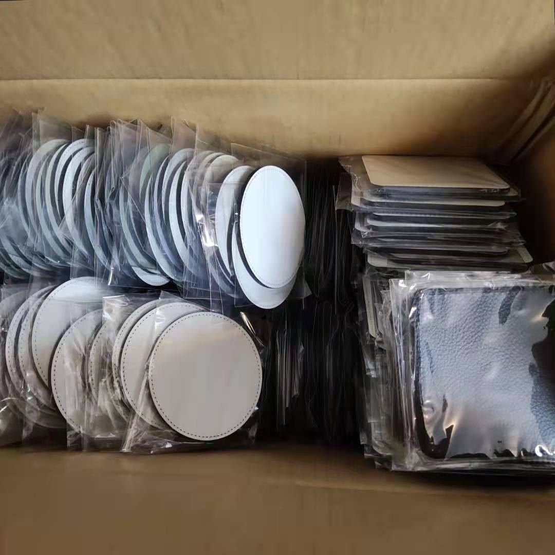 50 unids/lote 10*10cm nueva su - Coaster Sublimation Blank reseña y precio