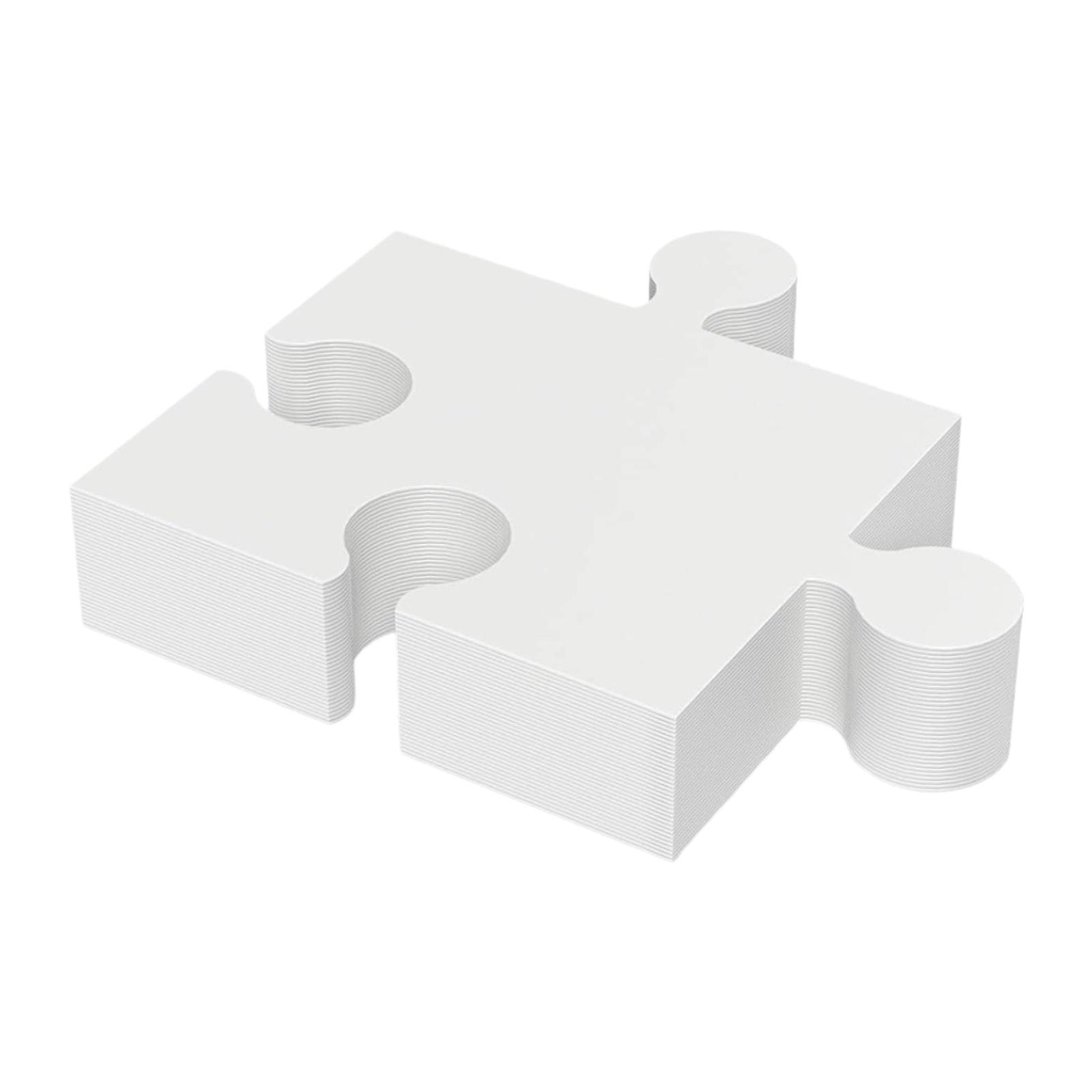 30 Piezas de Rompecabezas en B - Puzzle Blank White reseña y precio